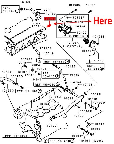 mitsubishi lancer evolution engine diagrams 